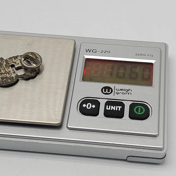 Sterling Silver Vintage Army Military Parachutist Paratrooper Badge Pin - Picture 4 of 5